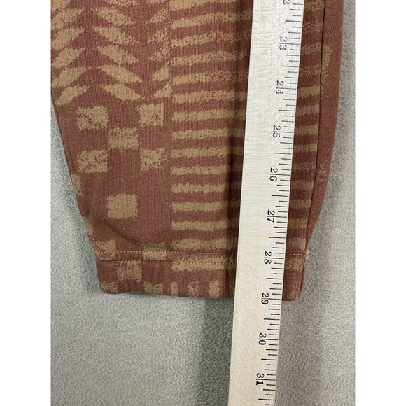 Stance Sweatpants Mens L Brown Geometric‎ Tapered Elastic Waist Fleece Jogger - Picture 8 of 12
